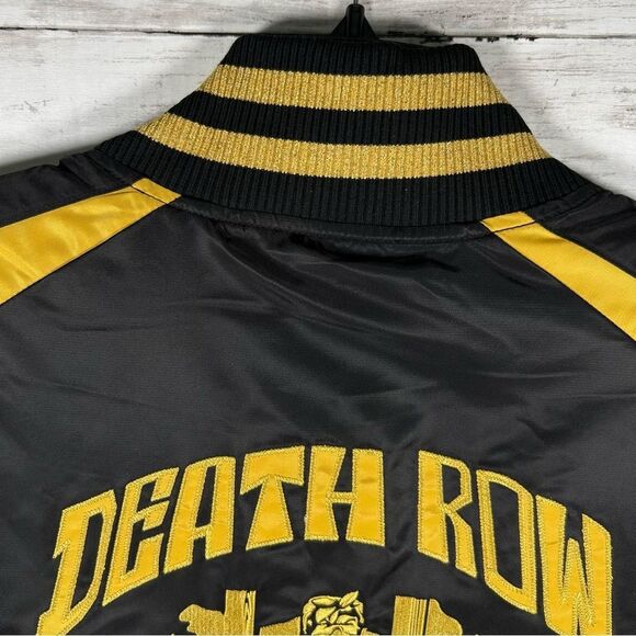 Death Row Records Men’s Long Bomber Limited Edition Jacket Sz 3X Snoop Dogg NEW - Picture 10 of 15